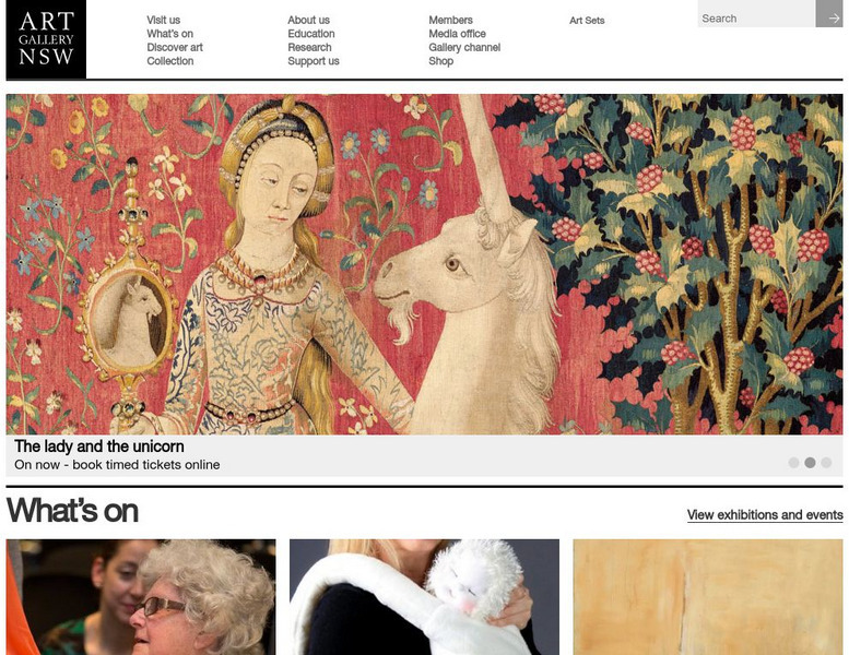 Art Gallery of New South Wales (Sydney, Australia) Website Art Gallery of New South Wales (Sydney, Australia) Website