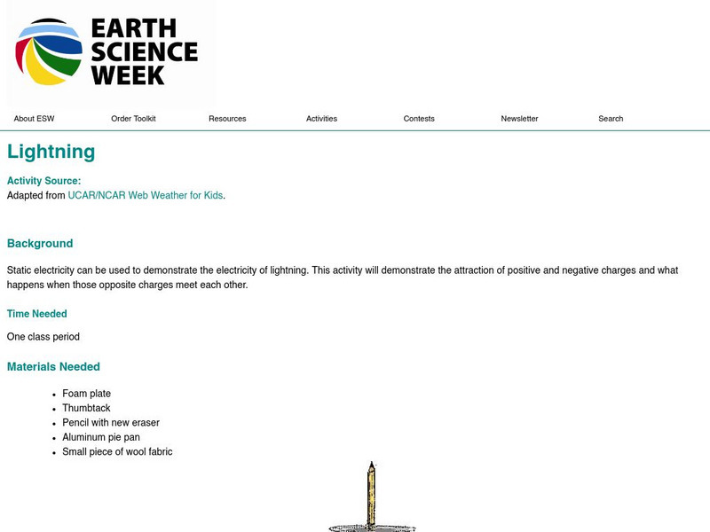 American Geosciences Institute: Earth Science Week: Lightning Lesson Plan