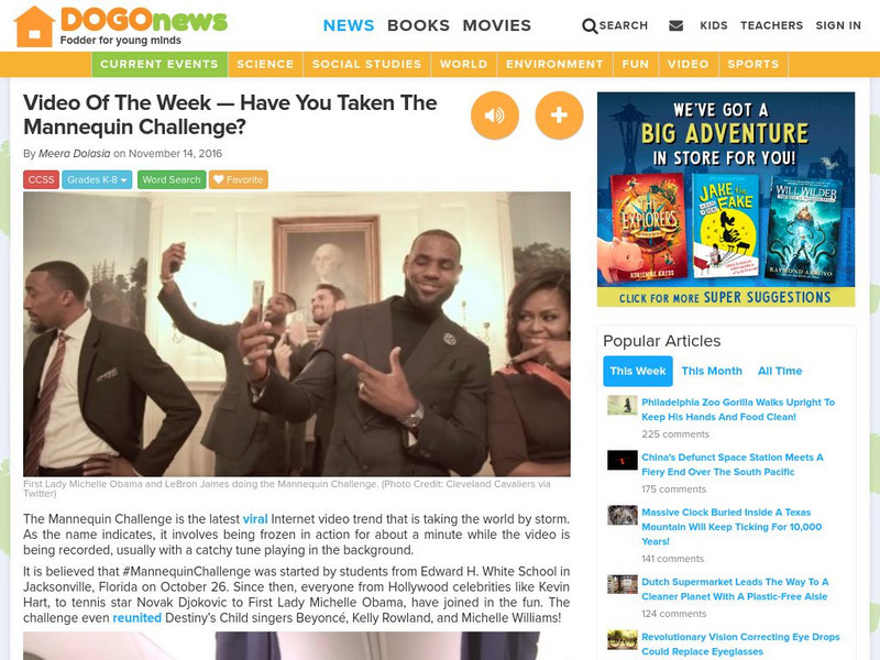 Dogo News: Have You Taken the Mannequin Challenge? Instructional Video