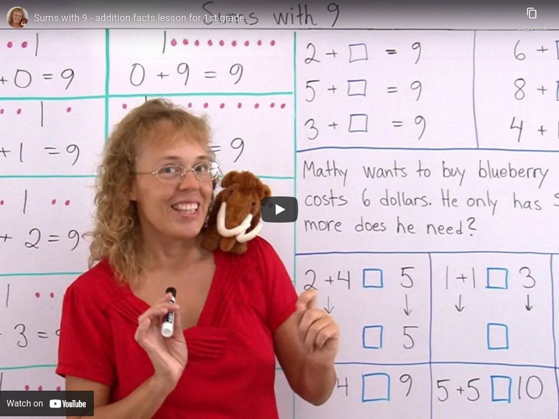 Math Mammoth: Sums With 9: Addition Facts Lesson Instructional Video Math Mammoth: Sums With 9: Addition Facts Lesson Instructional Video