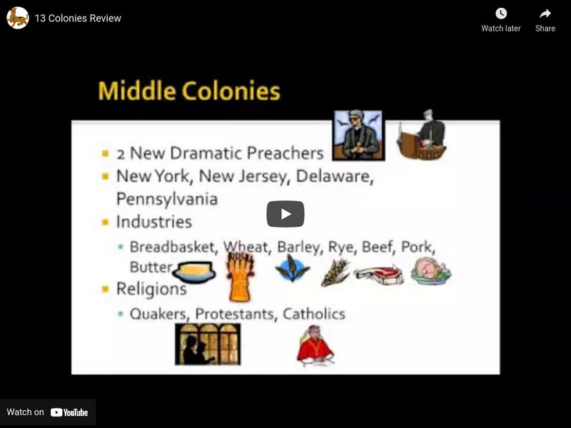 13 Colonies Review Instructional Video 13 Colonies Review Instructional Video