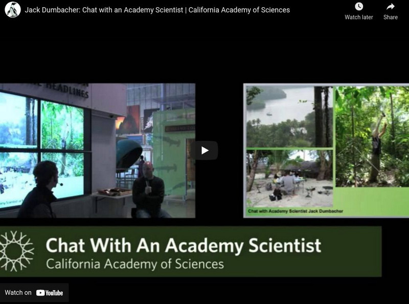 Ca Academy of Sciences: Dr. Jack Dumbacher: Papua New Guinea Instructional Video Ca Academy of Sciences: Dr. Jack Dumbacher: Papua New Guinea Instructional Video