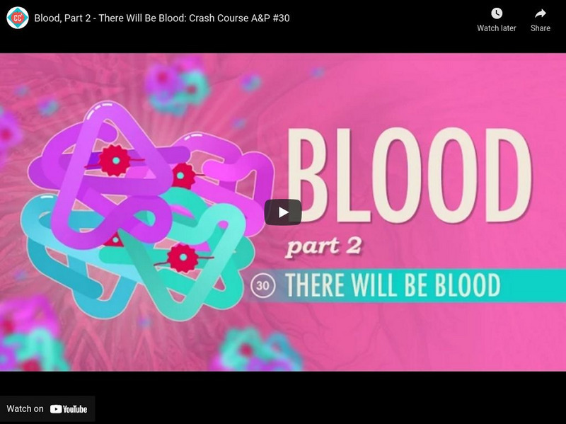 Crash Course A&p #30: Blood, Part 2 There Will Be Blood Instructional Video