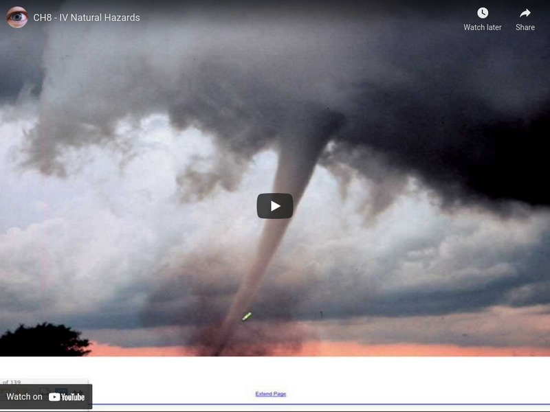 Earth Science: Chapter 8: Iv Natural Hazards Instructional Video