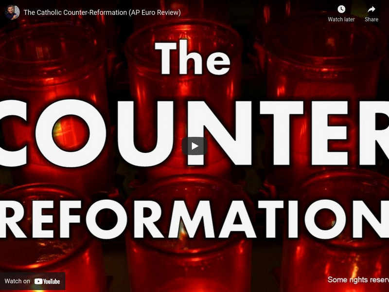 Tom Richey: The Catholic Counter Reformation: Ap Euro Review Instructional Video Tom Richey: The Catholic Counter Reformation: Ap Euro Review Instructional Video