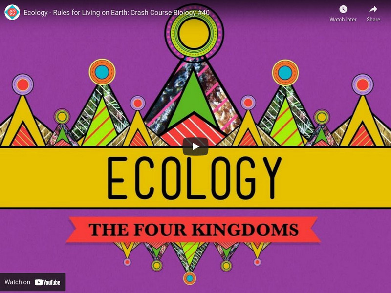 Crash Course Biology #40: Ecology Rules for Living on Earth Instructional Video Crash Course Biology #40: Ecology Rules for Living on Earth Instructional Video