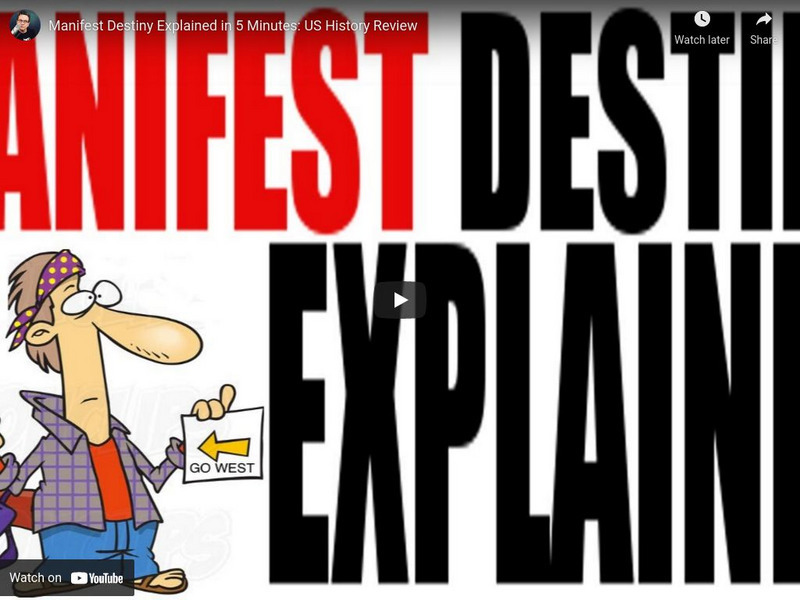 Hip Hughes History: Manifest Destiny Explained in 5 Minutes: Us History Review Instructional Video Hip Hughes History: Manifest Destiny Explained in 5 Minutes: Us History Review Instructional Video