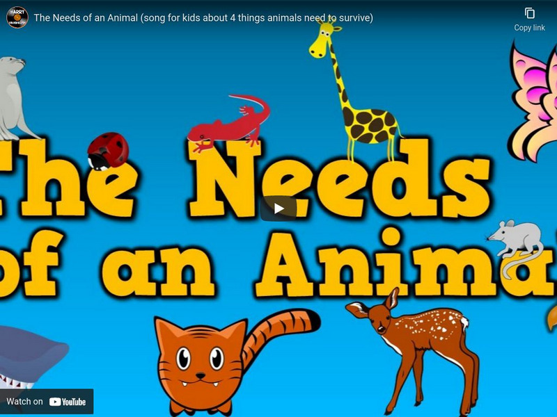 Harry Kindergarten Music: The Needs of Animals Instructional Video