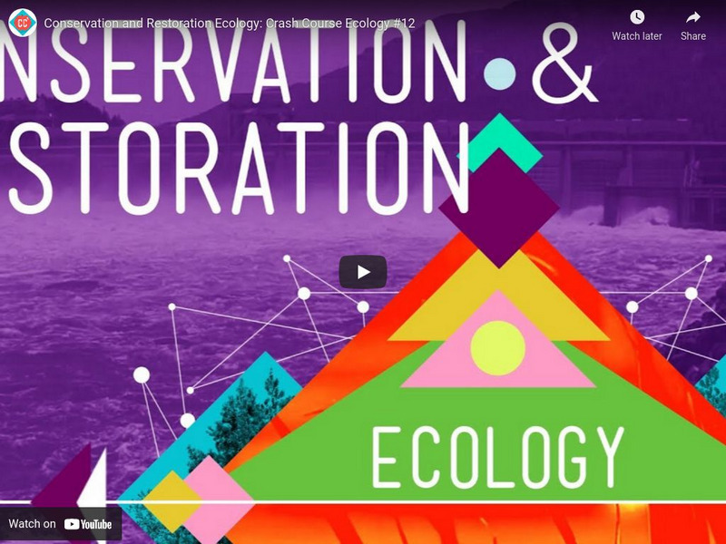 Crash Course Ecology #12: Conservation and Restoration Ecology Instructional Video Crash Course Ecology #12: Conservation and Restoration Ecology Instructional Video