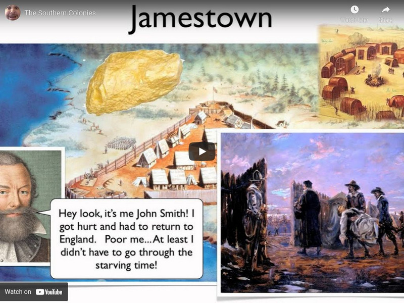The Original Thirteen Colonies: The Southern Colonies Instructional Video