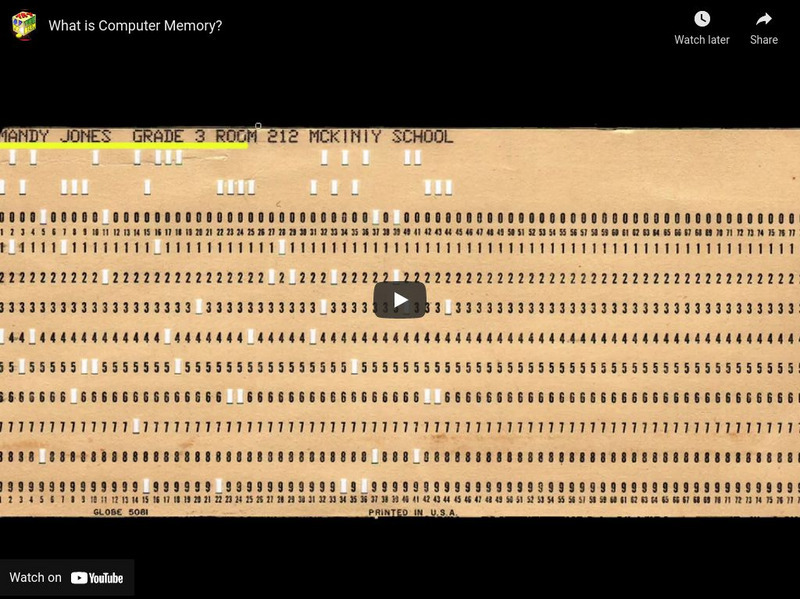 Khan Academy: Computational Number Theory: Computer Memory (Space) Instructional Video Khan Academy: Computational Number Theory: Computer Memory (Space) Instructional Video