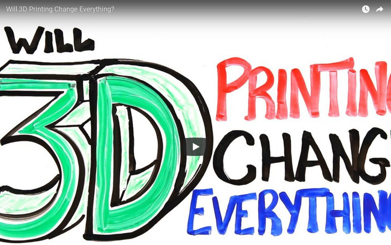 Asap Science: Will 3 D Printing Change Everything? Instructional Video