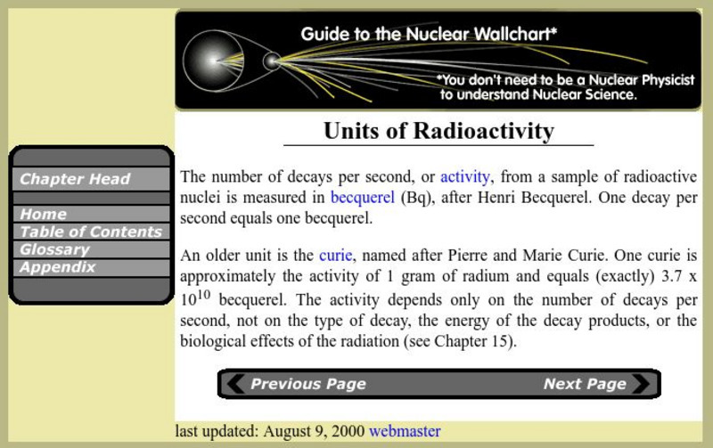 Berkeley Lab: Units of Radioactivity Handout