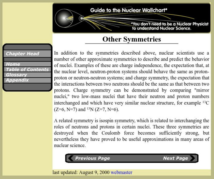 Berkeley Lab: Other Symmetries Handout Berkeley Lab: Other Symmetries Handout