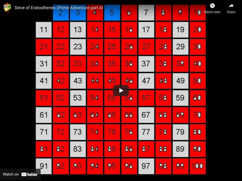 Khan Academy: Computational Number Theory: Sieve of Eratosthenes Instructional Video Khan Academy: Computational Number Theory: Sieve of Eratosthenes Instructional Video