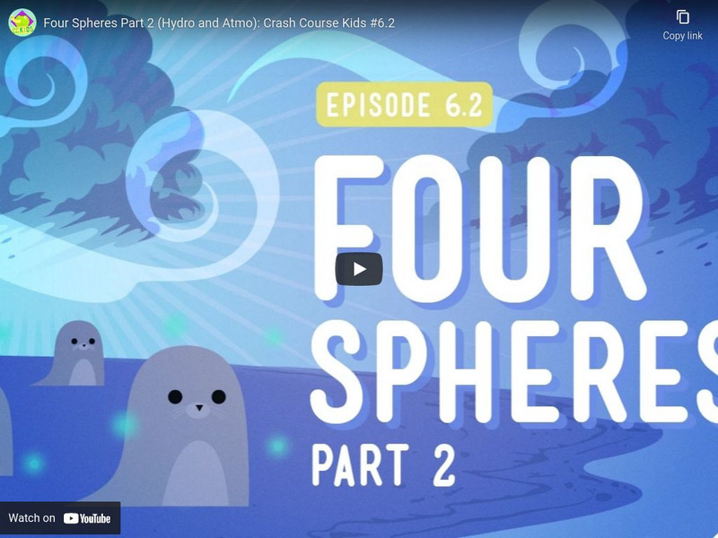 Crash Course Kids 6.2: Four Spheres Part 2 (Hydro and Atmo) Instructional Video