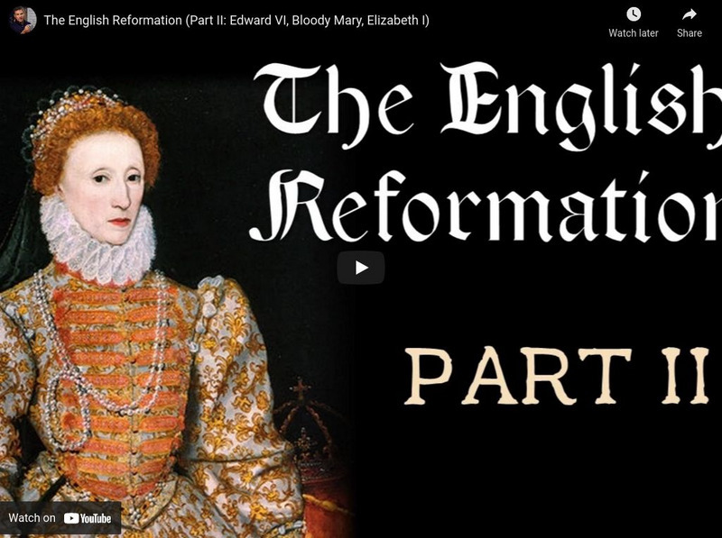 Tom Richey: The English Reformation: Part Ii Instructional Video Tom Richey: The English Reformation: Part Ii Instructional Video