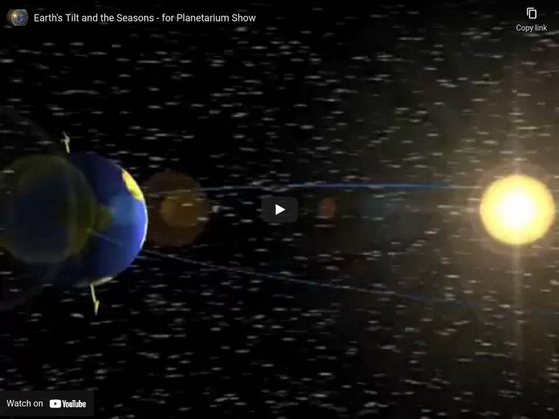 Brad Freese: Earth's Tilt and the Seasons Instructional Video