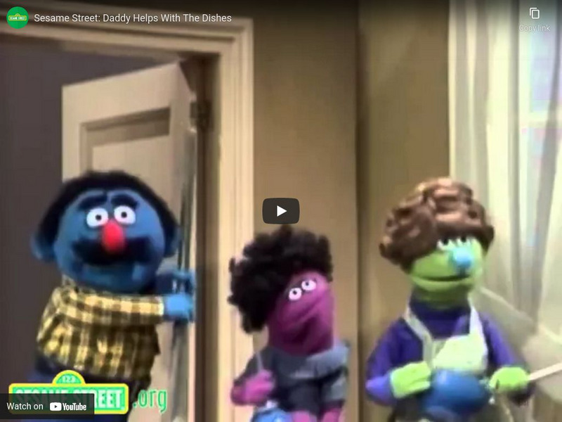 Sesame Street: Daddy Helps With the Dishes Instructional Video