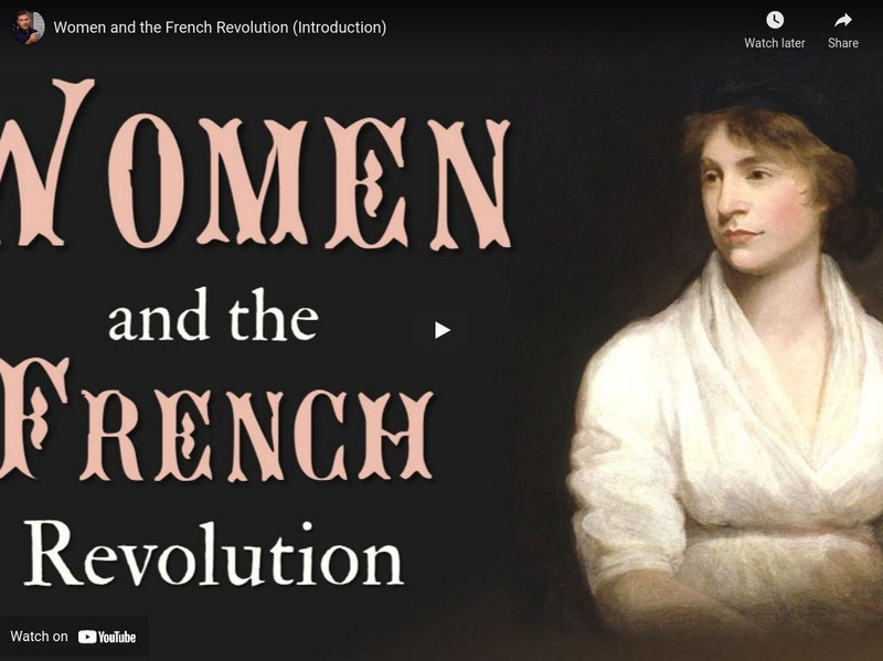 Tom Richey: Women and the French Revolution Instructional Video Tom Richey: Women and the French Revolution Instructional Video