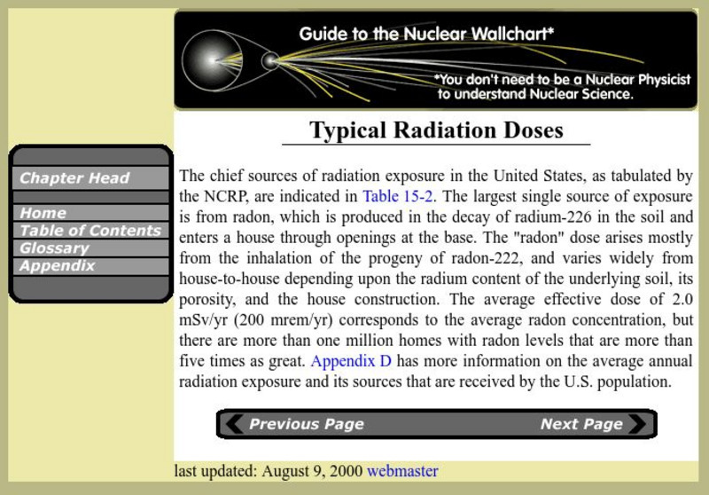 Berkeley Lab: Typical Radiation Doses Handout Berkeley Lab: Typical Radiation Doses Handout