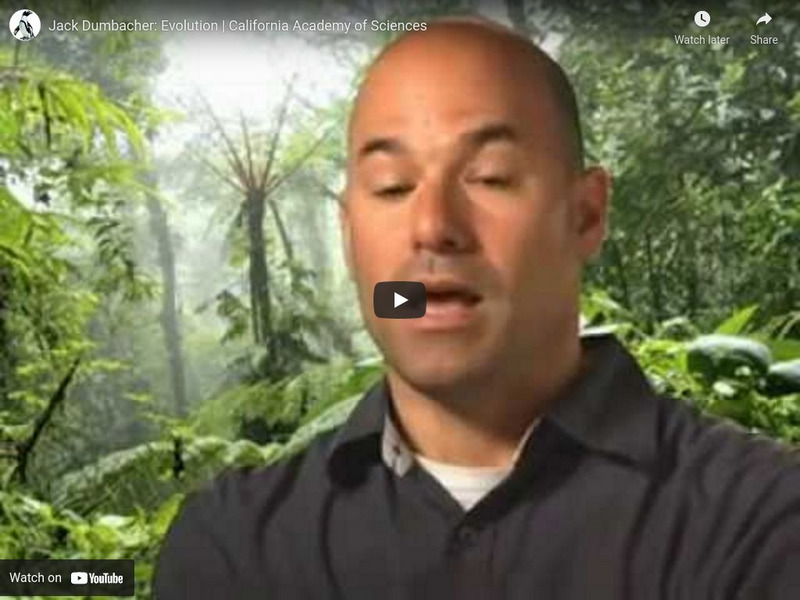 Ca Academy of Sciences: Jack Dumbacher: Chat With an Academy Scientist Instructional Video Ca Academy of Sciences: Jack Dumbacher: Chat With an Academy Scientist Instructional Video