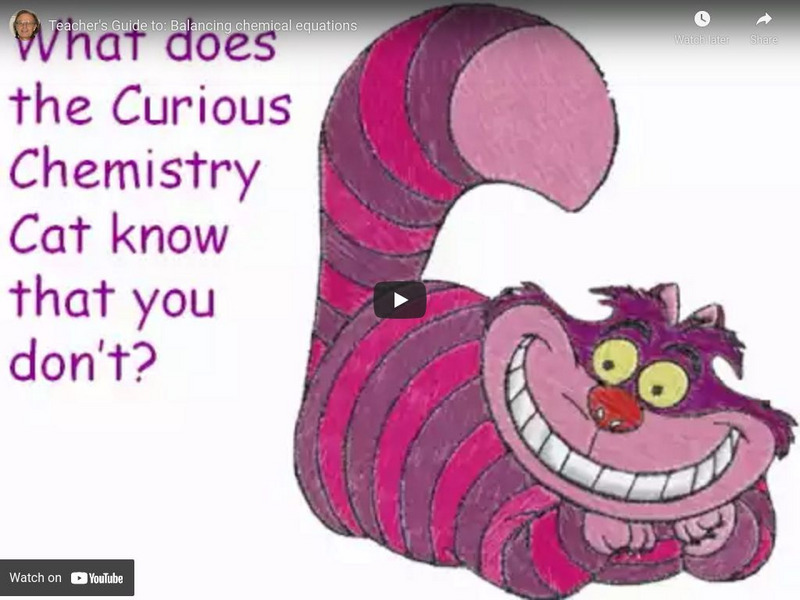 Teacher's Guide to Balancing Chemical Equations Instructional Video