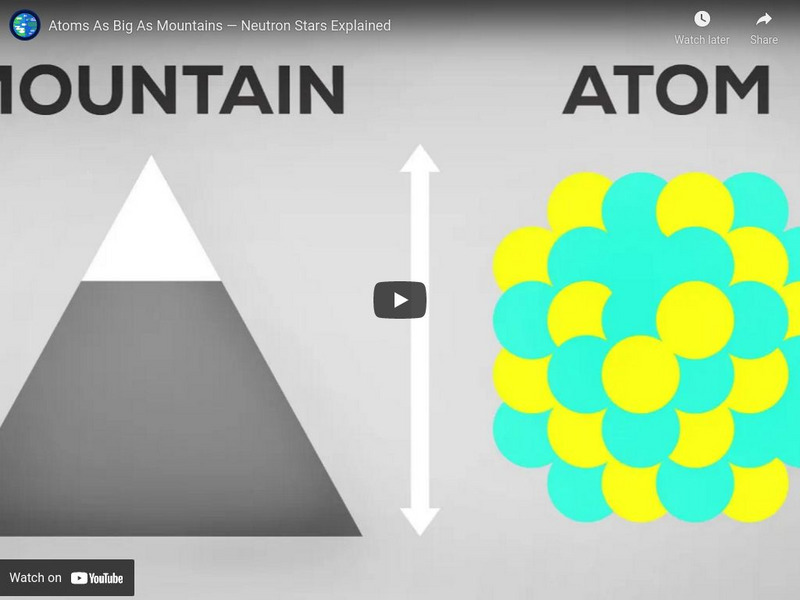 You Tube: Kurzgesagt: Atoms as Big as Mountains Neutron Stars Explained Instructional Video You Tube: Kurzgesagt: Atoms as Big as Mountains Neutron Stars Explained Instructional Video
