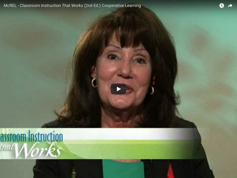 Mc Rel: Classroom Instruction That Works Instructional Video Mc Rel: Classroom Instruction That Works Instructional Video