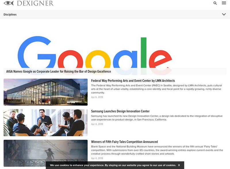 Dexigner: Design Portal Website