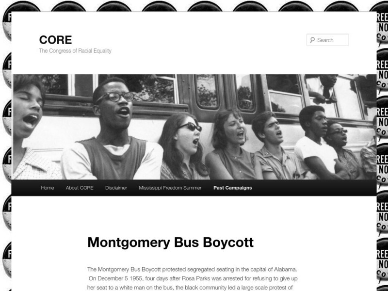 Core: Montgomery Bus Boycott Website Core: Montgomery Bus Boycott Website