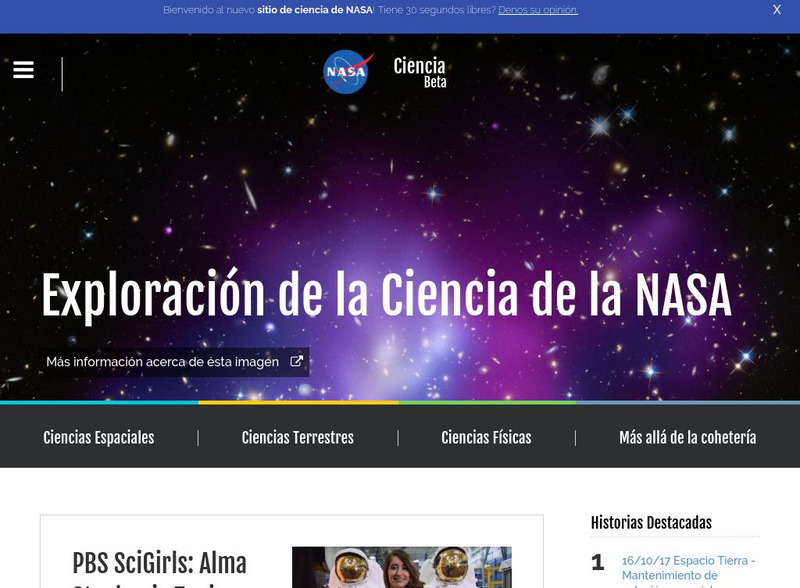 Nasa: La Historia De Hoy: Today's History (Spanish) Handout Nasa: La Historia De Hoy: Today's History (Spanish) Handout