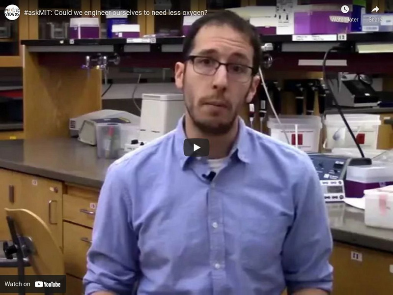 Mitk12 Videos: #Ask Mit: Could We Engineer Ourselves to Need Less Oxygen? Instructional Video Mitk12 Videos: #Ask Mit: Could We Engineer Ourselves to Need Less Oxygen? Instructional Video