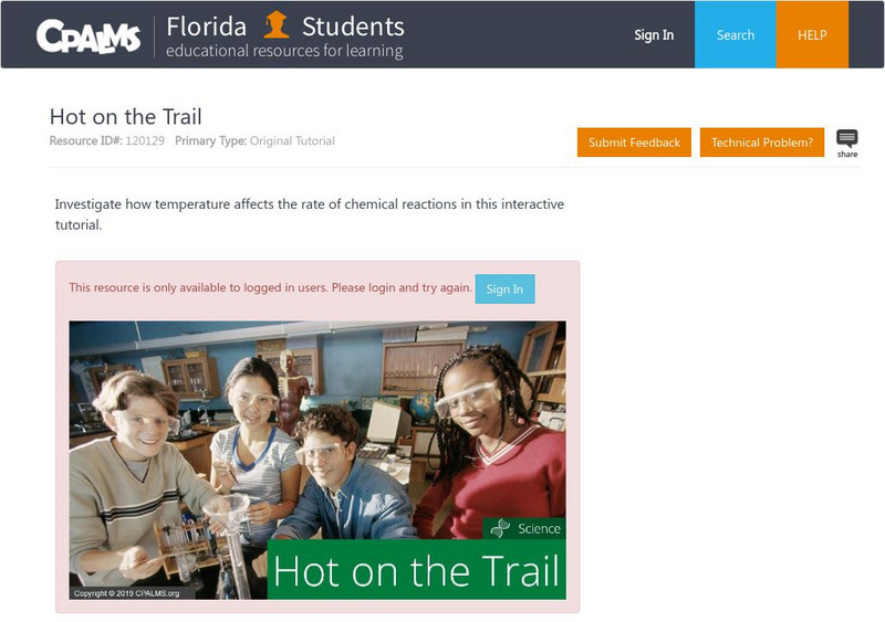 Florida State University Cpalms: Florida Students: Hot on the Trail Unit Plan Florida State University Cpalms: Florida Students: Hot on the Trail Unit Plan
