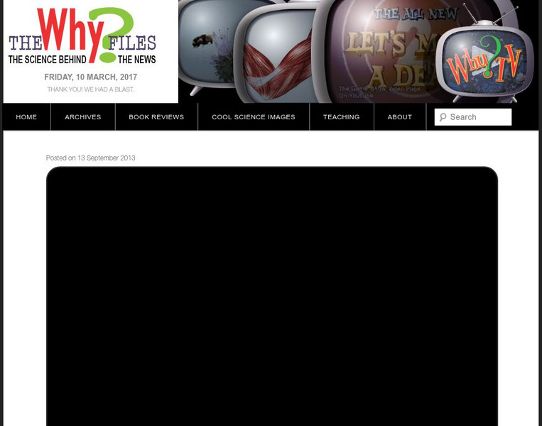 The Why Files: What Is Epigenetics? Instructional Video The Why Files: What Is Epigenetics? Instructional Video