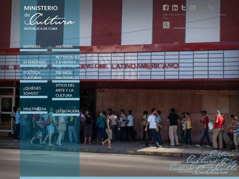 The Ministry of Culture: Cuba Activity The Ministry of Culture: Cuba Activity