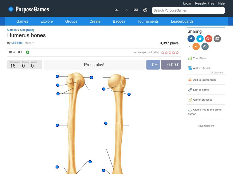 Purpose Games: Humerus Bones Interactive Purpose Games: Humerus Bones Interactive