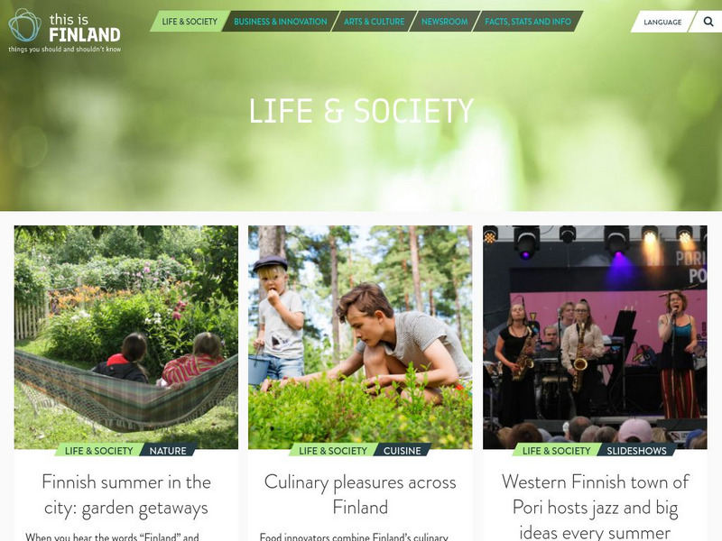 This Is Finland: Society Website This Is Finland: Society Website