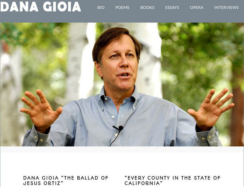 Dana Gioia: Essays, Articles, and Reviews Primary Dana Gioia: Essays, Articles, and Reviews Primary