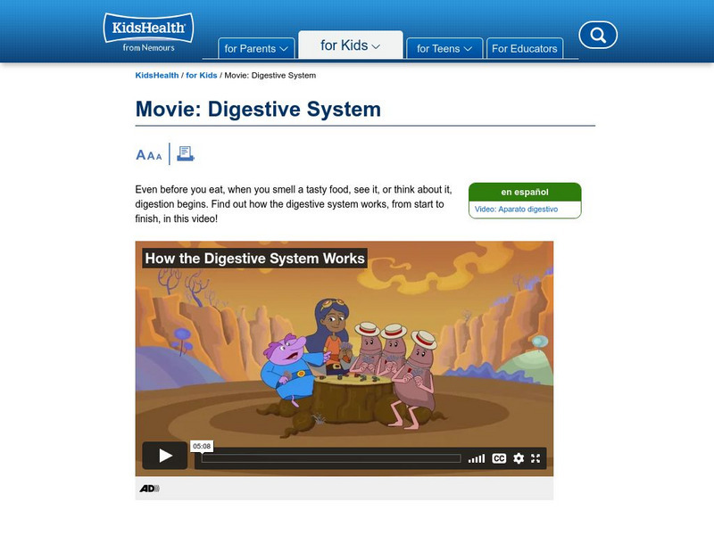 Kids Health: Digestive System Unit Plan Kids Health: Digestive System Unit Plan