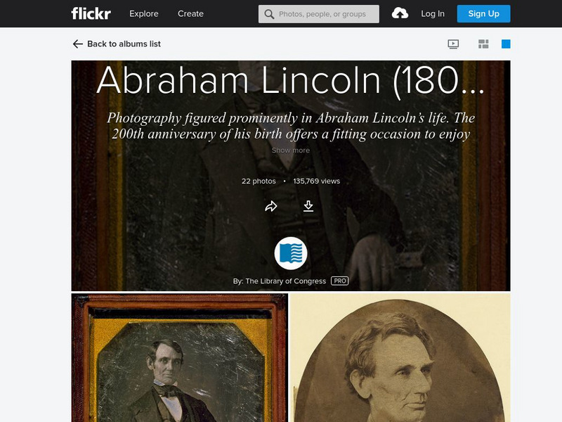 Library of Congress: Abraham Lincoln Images Graphic