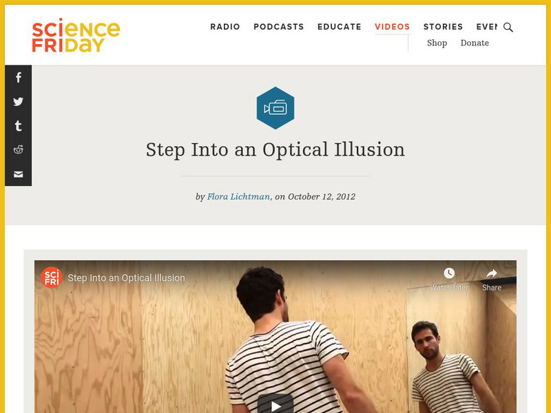Science Friday: Step Into an Optical Illusion Instructional Video