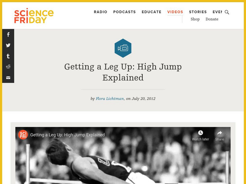 Science Friday: Getting a Leg Up: High Jump Explained Instructional Video