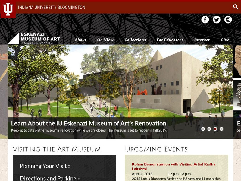 Indiana University Art Museum Website Indiana University Art Museum Website