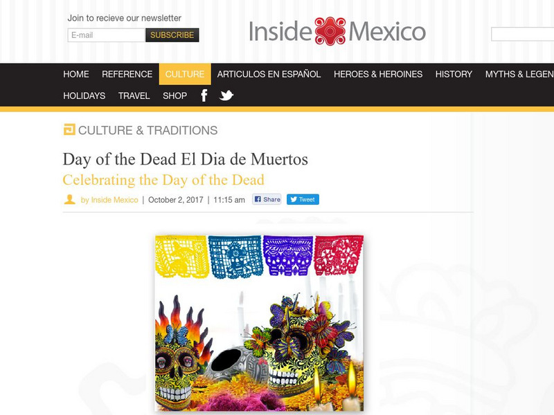 Inside Mexico: Celebrating the Day of the Dead Website Inside Mexico: Celebrating the Day of the Dead Website