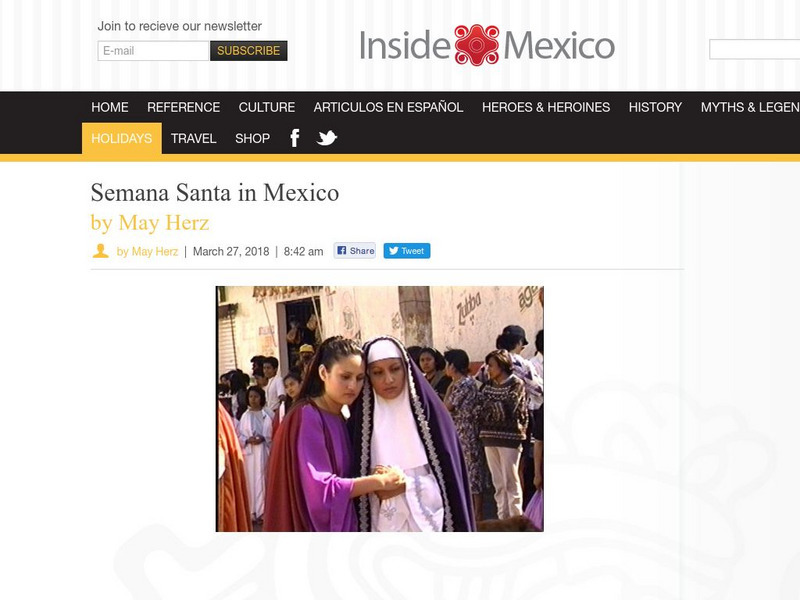Semana Santa in Mexico Handout Semana Santa in Mexico Handout