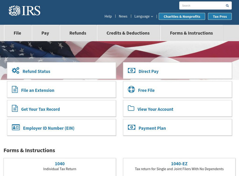 Internal Revenue Service (Irs) Activity Internal Revenue Service (Irs) Activity
