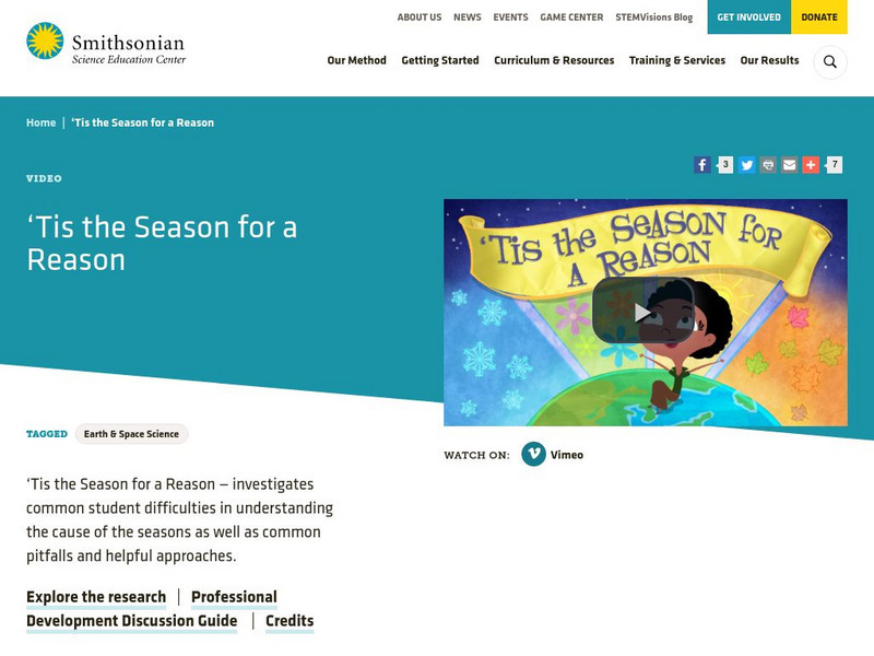 Smithsonian Science Education Center:tis the Season for a Reason Primary Smithsonian Science Education Center:tis the Season for a Reason Primary