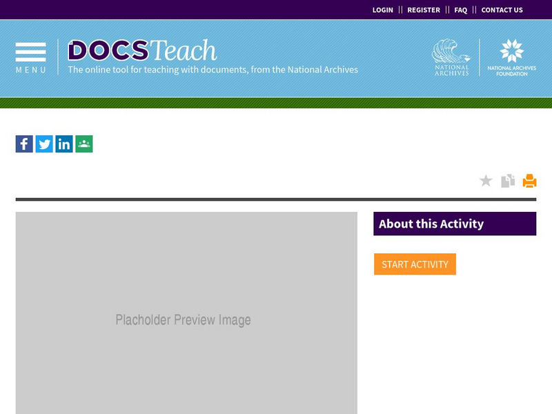 Docsteach: Watching What? Lesson Plan Docsteach: Watching What? Lesson Plan