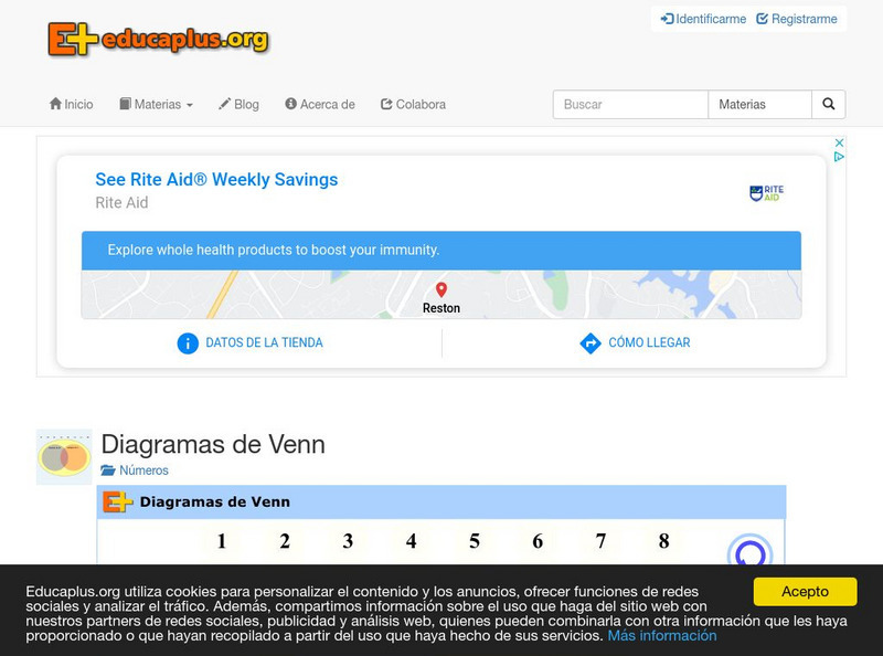 Educaplus: Diagramas De Venn Interactive Educaplus: Diagramas De Venn Interactive